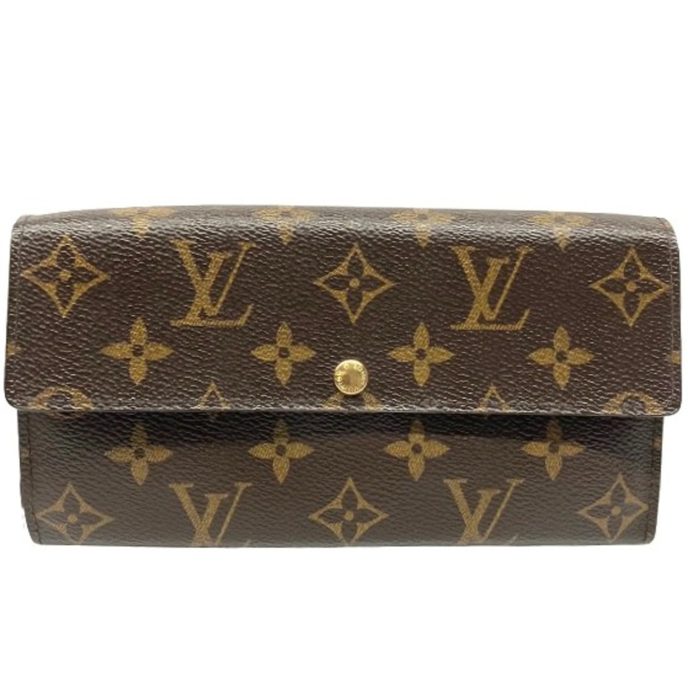Louis Vuitton Portefeuille Sarah Long Wallet, Monogram Canvas, M61734